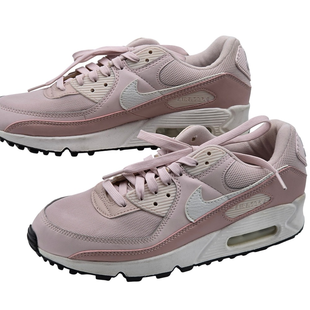 Nike Air Max 90 Shoes Sneakers Womens 9.5 Pink Oxford Soft Pink DH8010-600